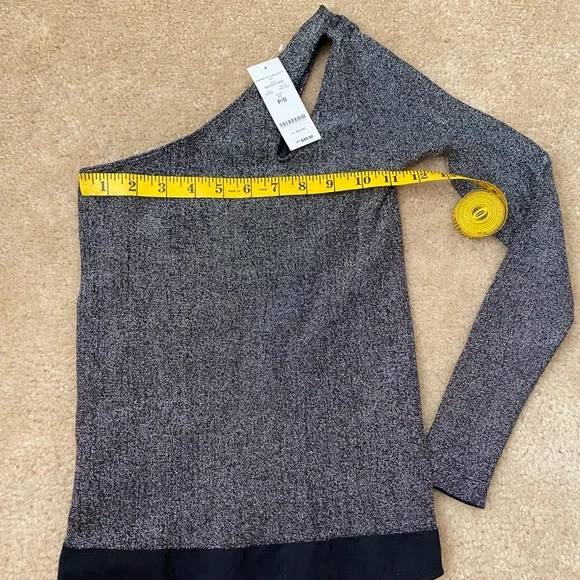 NWT Bebe Asymmetrical One Shoulder Bodysuit Size S - Picture 5 of 5